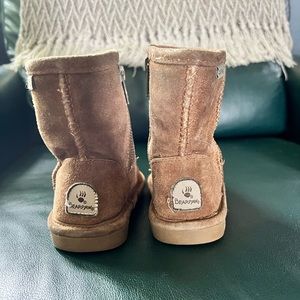 Toddler bear paw winter boots